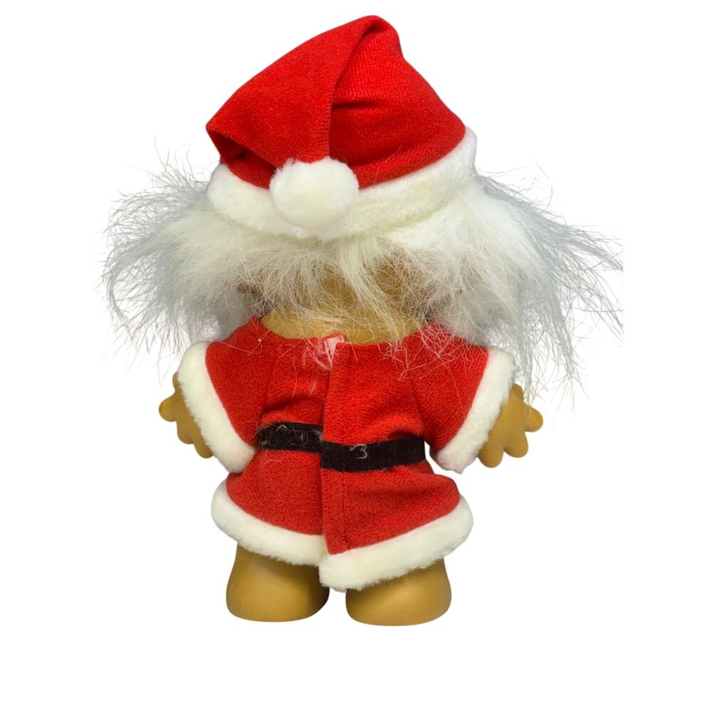 Large 8" Christmas RUSS TROLL Doll Holiday Santa Claus Smiley Vintage - Picture 5 of 9